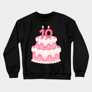 10th birthday gift Crewneck Sweatshirt